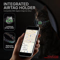 AirTag Cat Collar, Reflective Breakaway Collar, Hidden Holder with Bell
