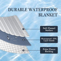 Waterproof Blanket Bed Cover 60"x80" for Adults or Pets, Dusty Pink