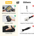 ZARAD Pet Hair Removal Glove for Dogs & Cats – Electrostatic Reusable Dog & Cat Hair Remover Glove Fur Remover for Furni