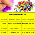 VICTHY 140pcs (14 Colors) Cat Nail Caps, Cat Claw Covers Cat Nail Covers with Adhesives and Applicators (Medium)