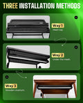 T5 UVB Reptile Light Fixture HO UVB Bulb Lighting Combo Kit 24W Reptile Light Bar Terrarium Hood 10.0 UVB Light Bulb Flu