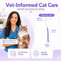 VVHOMIFE Cat Toothbrush for Daily Teeth Cleaning & Oral Care – Soft Bristle Dental Brush with Compact Head, Gentle for Cats & Kittens, Easy Daily Brushing Tool, Loved by Vets and Fur Babies