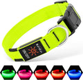Illumifun LED Dog Collar, USB-C Rechargeable Light Up Collar Glow in Dark, Adjustable Pet Safety Lights for Night Walkin