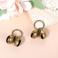 Styquenzer Copper Bell for Dog Collar, 4 PCS Brass Dog Bells Extra Loud Collar Bell for Pet Tracking Anti Lost Training Pets Pendant Accessories Anti Theft Bells for Little Dogs & Cats
