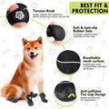 Dog Shoes for Large Small Medium Dogs Knob Breathable Dog Boots & Paw Protectors Non-Slip Dog Shoes for Hot Pavement,Rai