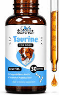 Taurine for Dogs - Taurine Supplement for Dogs - Supports Healthy Vision, Heart, Immune System, & Much More - Dog Heart Supplements - Dog Heart Health - 1 fl oz - Bacon Flavor