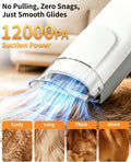 ZKSCOOL Dog Grooming Kit & Dog Grooming Vacuum with Suction, 6 in 1 Pet Grooming Vacuum for Shedding, Low Noise Dog Hair Vacuum with 1.5L Cup, Electric Dog Clippers for Grooming Thick Hair Cats & Dogs