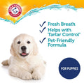 Arm & Hammer Complete Care Puppy Dental Kit, Enzymatic Toothpaste with Baking Soda and Calcium for Dogs, Peanut Butter Flavor, Toothbrush and Microfiber Brush Included, Fluoride-Free, 2.5 Oz - 2 Pack