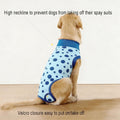 Dog Surgery Recovery Suit After Spay - Dogs Cone Alternative Onesie with Pee Hole, Breathable Anti Licking Neuter Post S