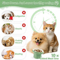 Cat Slow Feeder Bowl Set,1 Pcs Pastel Series Cat Plate for Dry and Wet Food