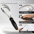 Double-Layer Metal Shedding Blade for Horses Solid Wood Handle