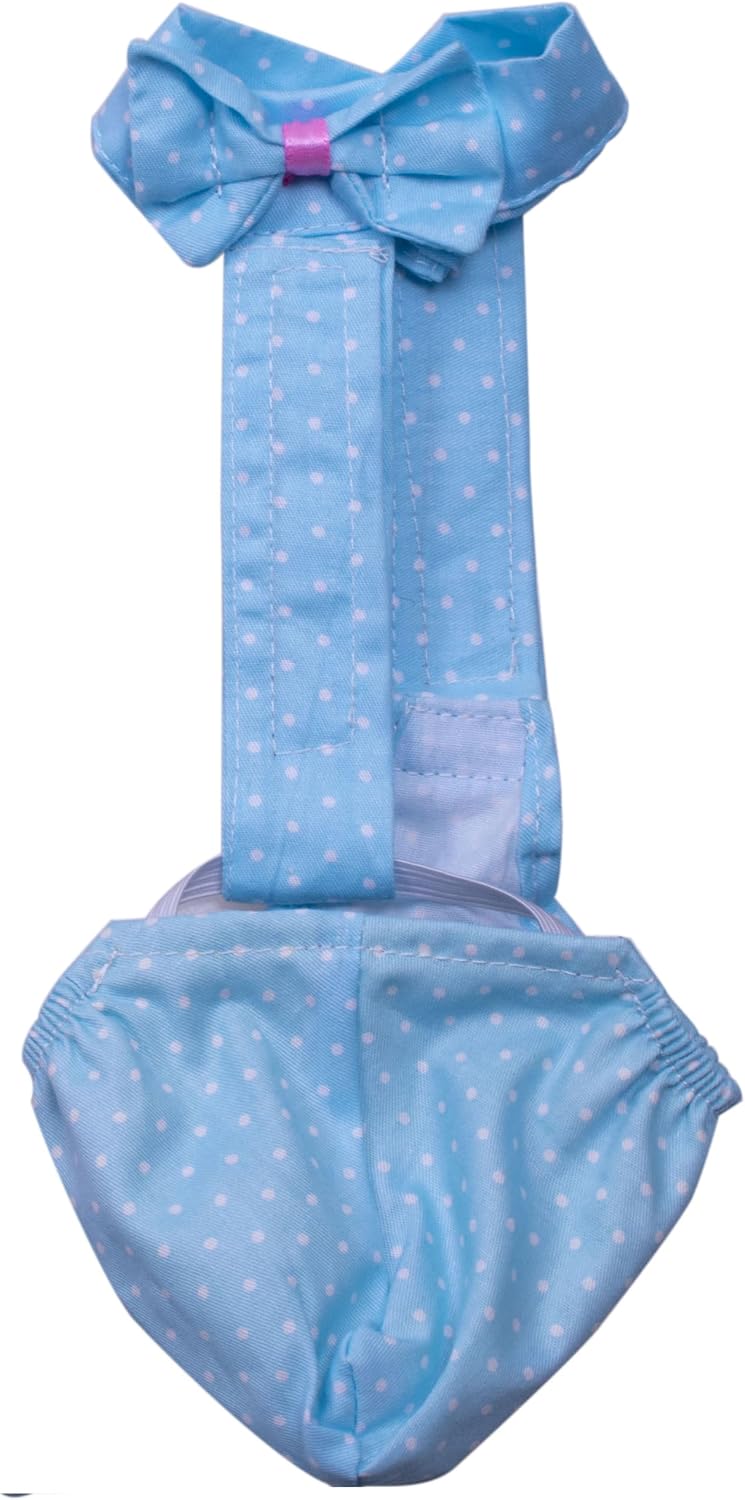 BestParts Adjustable Waterproof Diaper for Goose Duck Chicken S Size Blue