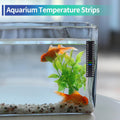 Aquarium Thermometer Strips, Fish Tank Temperature Gauge Stickers, Reptile Thermometer, Stick-on Temperature Monitor Str