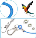Wishlotus Parrot Flying Rope, 5 Meters Parrot Foot Chain Flying Training Leash Outdoor，Anti-Bite Elastic String Training