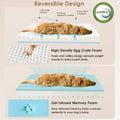 EHEYCIGA Orthopedic XL Dog Bed 42x30 Inch, Memory Foam Dog Couch