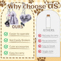 2Pcs Cat Fur Keepsake Keychain, Transparent Cat Shape Memorial Storage Capsule Pendant Fur-Ever Loved Pet Hair Memorial 
