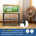 TOCRETOARE Fish Tank Stand 40 Gallon, Metal Aquarium Stand 36.5" L x 18.5" W*29.5”H, Double-Layer Storage Design, Suitab