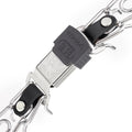 Herm Sprenger Prong Collar with Quick Release Cliclock Buckle & Short Links & Biothane Insert | Chrome Plated Steel No Pull Dog Training Collar Made in Germany, 20in x 3.0mm Necks up to 16-17in, Black