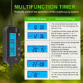 Reptile Mister System, External Timer & 360° Adjustable Nozzle, Humidifier for Reptiles, Amphibians, Rainforest Plants a