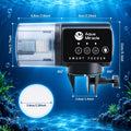 AquaMiracle Automatic Fish Feeder for Aquarium, Auto Fish Food Dispenser with Timer, Volume Adjustable Vacation Aquarium