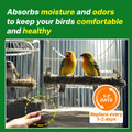 TORTO9 Cage Liner Sheets for Birds – 120 Pack, 11 x 17 in, 1.5 lb | Acid-Free & Non-Toxic Paper | Safe Pet Bedding, Craft Supply, Packing & Shipping Use