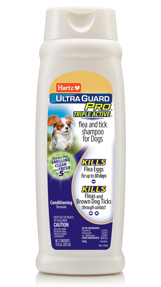 Hartz UltraGuard Pro Triple Active Flea & Tick Dog Shampoo