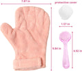 Hamster Calming Bite Proof Gloves and Grooming Brush Set, Hamster Bite Resistant Gloves Massage Brushes, Anti-Bite Glove