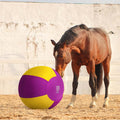 Harrison Howard Howdy Bally Horse Playball Mega Ball Cover for Equine Use - Exclusive Fun Patterns - Violet Sunrise 40"