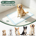 50-Pack 34" x 28" Dog Pee Pads, 6-Layer Leak-Proof Puppy Pads