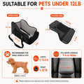 Center Console Dog Car Seat for Small Dogs up to 12 lbs