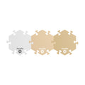FluentPet HexTiles - Beiges 3-Pack | Accessory Dog and Cat Button Learning Mats | Each Mat Holds Up to 6 Buttons | Soft, Durable, and Non-Slip | Gift for Pet Lovers | Buttons Sold Separately