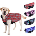 CuteBone Winter Dog Jacket - Reversible, Windproof & Waterproof - Thick, Soft Coat with Leash Hole - Sizes S, M, L - Perfect for Cold Weather