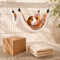 Guinea Pig Hammock, Hanging Corner Pet Rat Hammock with Hooks
