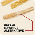 Redbarn Beef Rolled Food 4lb and Large Collagen Sticks 3pk Bundle