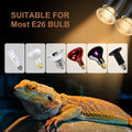 50W Uva Light Bulbs 4-Pack, Turtle Heat Lamp for Reptile