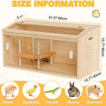 Brooder Box for Chicks Wooden Chick Brooder for Baby Chicks, Ducks