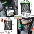 DYKESON Dog Car Net Barrier with Mesh Organizer, Pet Divider for Cars, SUVs