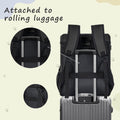 ANILD Dog Travel Bag Backpack, Flight-Ready TSA-Approved Dog Travel Bag with 2 Leak-Proof Food Canisters, 2 Foldable Sil