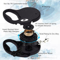 16 ft Retractable Dog Leash for Large Dogs up to 110 lbs,Tangle-Free Nylon Tape,Black Dan L