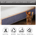 Cat Scratch Furniture Protector Couch Protector from cat Claws Self-Adhesive Carpet remnants Scratching Mat Trimmable DI