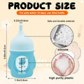 Pet Feeder Bottle Kitten Bottle Anti Choking Design(Blue,20 ml)