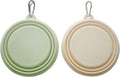2-Pack Collapsible Dog Bowls, 22oz Large Breed Portable Silicone Dog Bowls