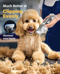 oneisall Dog Grooming Kit for Heavy Thick Hair&Coats/Low Noise Rechargeable Cordless Waterproof Dog Clippers for Grooming Animals&Pets/Pet Shaver with Stainless Steel Blade and Paw Trimmer