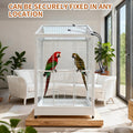 SLNNROA Bird Cage Light with Timer 10 Dimming Levels, 60 LED Beads, Bird Light Avian Lights for Birds Simulate Sunlight for Parrots & Pet Birds