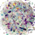 Fluorite Aquarium Gravel Rocks Natural Tumbled Healing Crystal Chips Bulk Gemstones Tumbled Crushed Stones for Fountain 