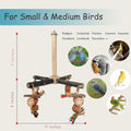 360° Rotating Bird Perch Toy for Small Birds, 1 Pack