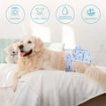Avont 3 Pack Reusable Dog Diapers Female-Strawberry/Orange/Cherry