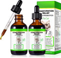 NBTREKTIE Cat Constipation Relief - Natural Laxative with 6 Probiotics Stool Softener, Digestive Support for Hairball Relief & Bowel Movement, Promotes Digestive Health, 2 fl oz (2 PCS)
