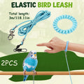 Bird Leash, 3-Meter Long, with Size 4 Foot Loop for Small Budgie and Lark, Lightweight Training Lead for Outdoor Use