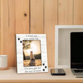Dog Memorial Picture Frame 5x7, Memorial Pet Photo Frame, Dog Memorial Gifts for Loss of Dogs, I'll Miss You Loss of Pet